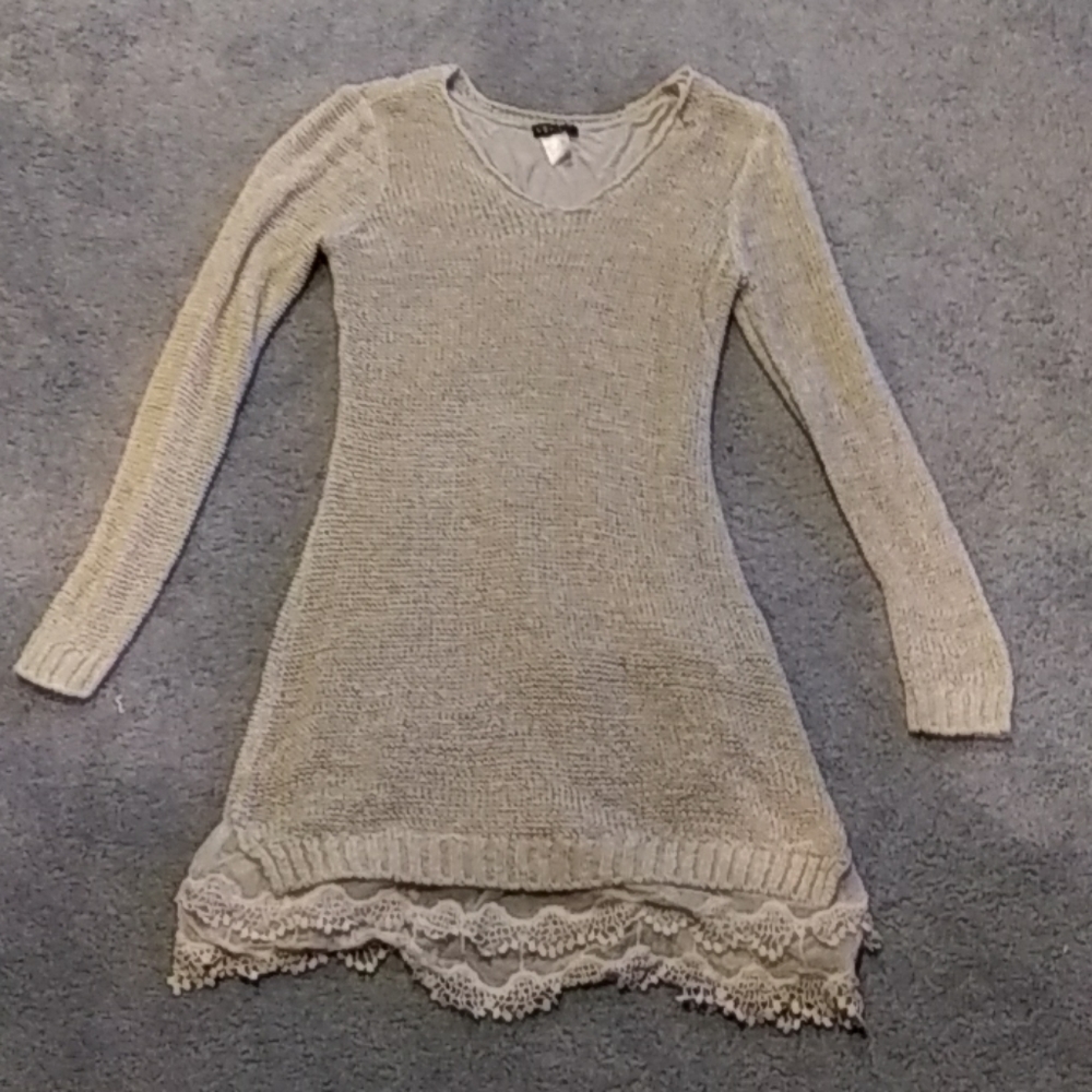 VENUS gray sweater dress
